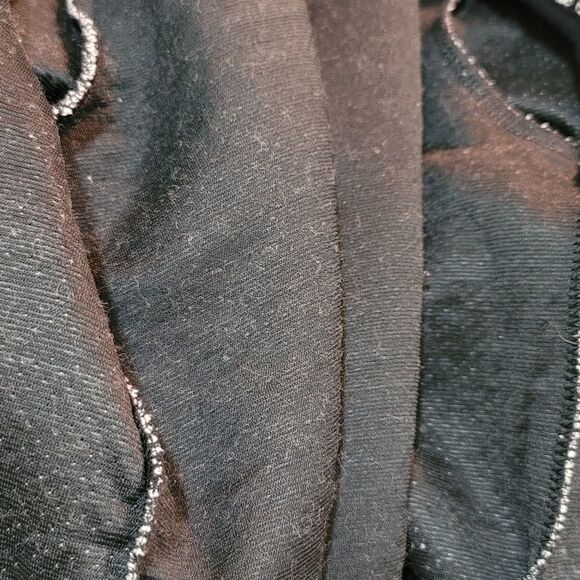 Philosophy black and white jacquard open front topper jacket large - Picture 14 of 14